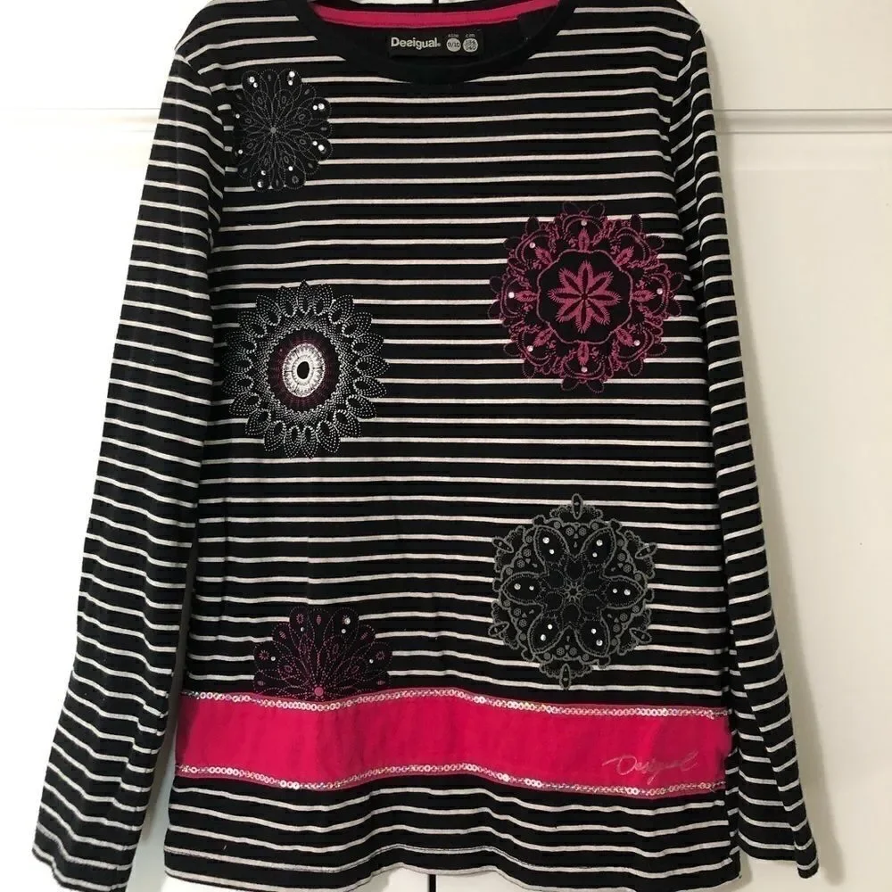 Desigual Girl’s Mandalas Sailor Top‎